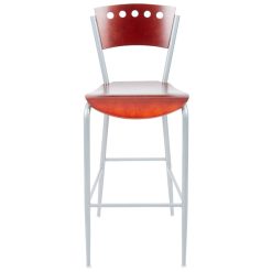 Brand new ???? Lancaster Table & Seating Mahogany Finish Bar Height Cafe Chair ???? -Lancaster Shop unnamed file 1007