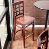 Top 10 ⌛ Lancaster Table & Seating Mahogany Finish Wooden Window Back Bar Height Chair ???? -Lancaster Shop unnamed file 1008