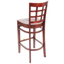 Top 10 ⌛ Lancaster Table & Seating Mahogany Finish Wooden Window Back Bar Height Chair ???? 4 Top 10 ⌛ Lancaster Table & Seating Mahogany Finish Wooden Window Back Bar Height Chair ???? -Lancaster Shop unnamed file 1010