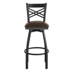 Wholesale ???? Lancaster Table & Seating Cross Back Bar Height Black Swivel Chair With Dark Brown Vinyl Seat ⌛ -Lancaster Shop unnamed file 103