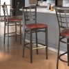 Hot Sale ???? LT&S Spartan Series Lancaster Table & Seating Spartan Series Bar Height Metal Window Back Chair With Walnut Wood Grain Finish And Burgundy Vinyl Seat ???? -Lancaster Shop unnamed file 1102