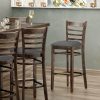 New ???? Lancaster Table & Seating Vintage Finish Wooden Ladder Back Bar Height Chair With Dark Gray Padded Seat ???? 1 New ???? Lancaster Table & Seating Vintage Finish Wooden Ladder Back Bar Height Chair With Dark Gray Padded Seat ???? -Lancaster Shop unnamed file 1116