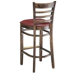 Budget ???? Lancaster Table & Seating Vintage Ladder Back Bar Height Chair With Burgundy Padded Seat ⌛ 4 Budget ???? Lancaster Table & Seating Vintage Ladder Back Bar Height Chair With Burgundy Padded Seat ⌛ -Lancaster Shop unnamed file 1130
