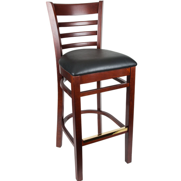 Lancaster Table & Seating Mahogany Ladder Back Bar Height Chair with Black Padded Seat Flash Sale ???? Lancaster Table & Seating Mahogany Ladder Back Bar Height Chair With Black Padded Seat ✔️ -Lancaster Shop unnamed file 1141