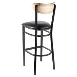 Cheapest ???? LT&S Boomerang Series Lancaster Table & Seating Boomerang Bar Height Black Chair With Black Vinyl Seat And Driftwood Back ???? -Lancaster Shop unnamed file 1151
