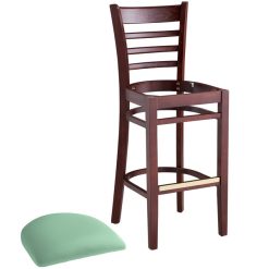 Best Sale ✔️ Lancaster Table & Seating Mahogany Finish Wooden Ladder Back Bar Height Chair With Seafoam Padded Seat ???? 5 Best Sale ✔️ Lancaster Table & Seating Mahogany Finish Wooden Ladder Back Bar Height Chair With Seafoam Padded Seat ???? -Lancaster Shop unnamed file 1188