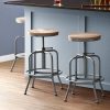 Buy ???? Lancaster Table & Seating Screw Top Adjustable Height Clear ???? Coat Barstool With Driftwood Seat ???? -Lancaster Shop unnamed file 124