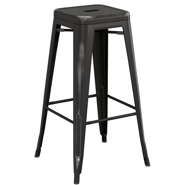 Lancaster Table & Seating Alloy Series Distressed Black Stackable Metal Indoor Industrial Barstool with Gray Wood Seat Brand new ❤️ LT&S Alloy Series Lancaster Table & Seating Alloy Series Distressed Black Stackable Metal Indoor Industrial Barstool With Gray Wood Seat ???? -Lancaster Shop unnamed file 1275
