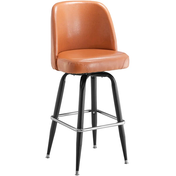 Cheapest โญ Lancaster Table & Seating Light Brown Barstool With 18" Wide Bucket Seat ๐คฉ - Image 2
