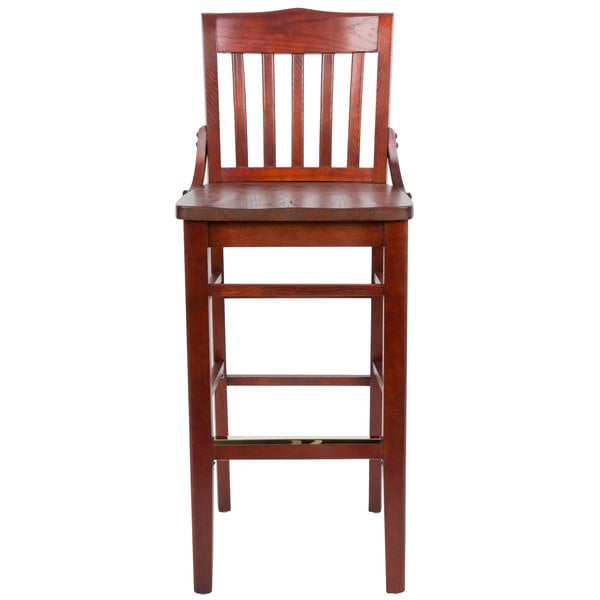 Lancaster Table & Seating Mahogany School House Bar Height Chair Brand new ✨ Lancaster Table & Seating Mahogany School House Bar Height Chair ✨ -Lancaster Shop unnamed file 135