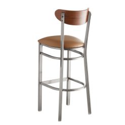 Budget ???? LT&S Boomerang Series Lancaster Table & Seating Boomerang Bar Height Clear ???? Coat Chair With Light Brown Vinyl Seat And Antique Walnut Back ✔️ -Lancaster Shop unnamed file 1404