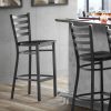 Outlet ???? Lancaster Table & Seating Black Frame Ladder Back Bar Height Chair With Black Wood Seat ⭐ 1 Outlet ???? Lancaster Table & Seating Black Frame Ladder Back Bar Height Chair With Black Wood Seat ⭐ -Lancaster Shop unnamed file 146