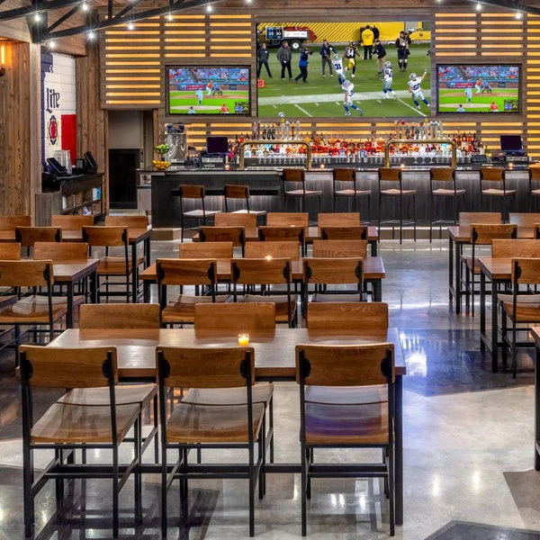 Wholesale ❤️ BFM Seating JS33BASH-SB Memphis Sand Black Steel Bar Height Chair With Autumn Ash Wooden Back And Seat 🎉 - Image 2