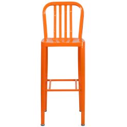 Cheapest ???? Flash Furniture CH-61200-30-OR-GG 30" Orange Metal Indoor / Outdoor Bar Height Stool With Vertical Slat Back ???? -Lancaster Shop unnamed file 1487