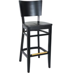 Cheap ???? BFM Seating ZWB304BL-BL Aston Black Beechwood Barstool ✔️