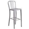 Top 10 ???? Flash Furniture CH-61200-30-SIL-GG 30" Silver Metal Indoor / Outdoor Bar Height Stool With Vertical Slat Back ???? -Lancaster Shop unnamed file 1491
