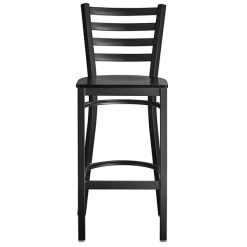 Outlet ???? Lancaster Table & Seating Black Frame Ladder Back Bar Height Chair With Black Wood Seat ⭐ -Lancaster Shop unnamed file 150