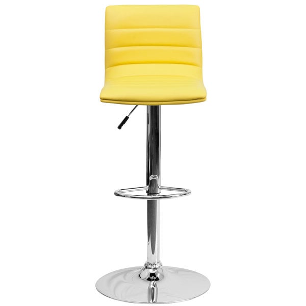 Flash Furniture CH-92023-1-YEL-GG Yellow Vinyl Contemporary Adjustable Height Barstool Best Sale ???? Flash Furniture CH-92023-1-YEL-GG Yellow Vinyl Contemporary Adjustable Height Barstool ???? -Lancaster Shop unnamed file 1527