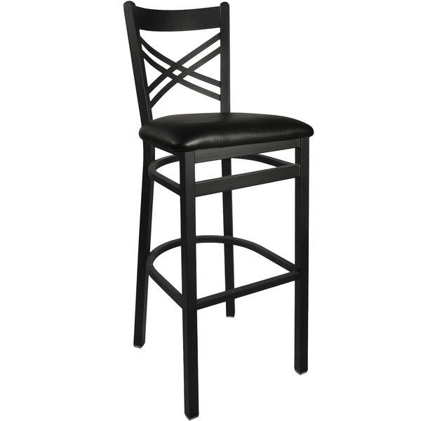 BFM Seating 2130BBLV-SB Akrin Metal Barstool with 2" Black Vinyl Seat Wholesale ???? BFM Seating 2130BBLV-SB Akrin Metal Barstool With 2" Black Vinyl Seat ???? -Lancaster Shop unnamed file 1533