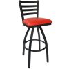 Wholesale ⭐ BFM Seating 2160SRDV-SB Lima Sand Black Steel Bar Height Chair With 2" Red Vinyl Swivel Seat ???? -Lancaster Shop unnamed file 1538
