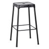 New ???? Safco 6606BL Black Bar Height Steel Stool ⭐ -Lancaster Shop unnamed file 1542