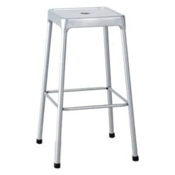 Buy ✔️ Safco 6606SL Silver Bar Height Steel Stool ⭐