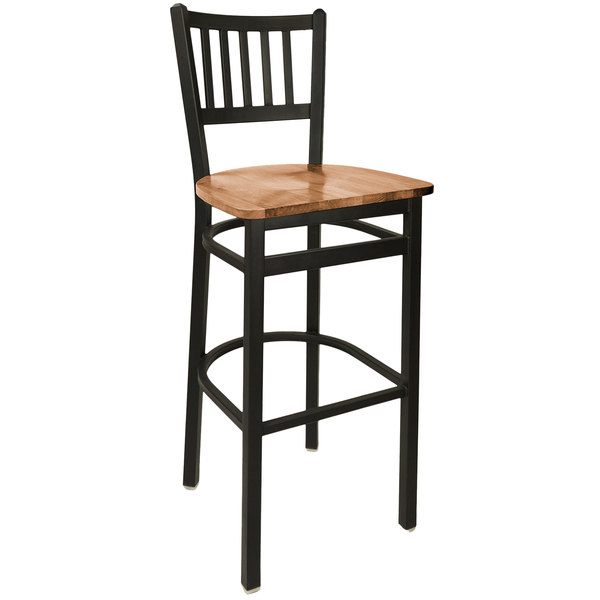 BFM Seating 2090BASH-SB Troy Sand Black Steel Bar Height Chair with Autumn Ash Wooden Seat Flash Sale ???? BFM Seating 2090BASH-SB Troy Sand Black Steel Bar Height Chair With Autumn Ash Wooden Seat ???? -Lancaster Shop unnamed file 1545