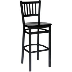 Wholesale ???? BFM Seating 2090BBLW-SB Troy Sand Black Metal Bar Height Chair ????