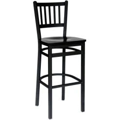Wholesale 🧨 BFM Seating 2090BBLW-SB Troy Sand Black Metal Bar Height Chair 😀