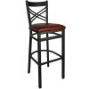 Brand new ???? BFM Seating 2130BBUV-SB Akrin Metal Barstool With 2" Burgundy Vinyl Seat ???? -Lancaster Shop unnamed file 1558