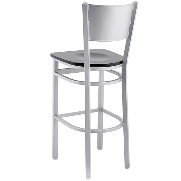 Top 10 ๐ BFM Seating 2140BBLW-SM Axel Silver Mist Steel Bar Height Chair With Black Wood Seat ๐ - Image 3