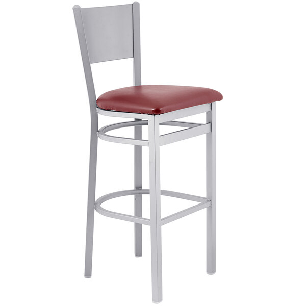 BFM Seating 2140BBUV-SM Axel Silver Mist Steel Bar Height Chair with Burgundy Padded Vinyl Seat Best deal ???? BFM Seating 2140BBUV-SM Axel Silver Mist Steel Bar Height Chair With Burgundy Padded Vinyl Seat ???? -Lancaster Shop unnamed file 1585
