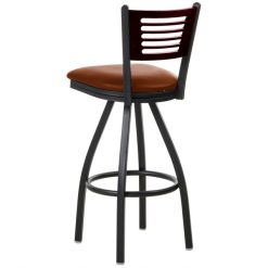 Discount ???? BFM Seating 2151SLBV-MHSB Espy Sand Black Metal Bar Height Chair With Mahogany Wooden Back And 2" Light Brown Vinyl Swivel Seat ✔️ -Lancaster Shop unnamed file 1671