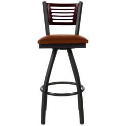 Discount ???? BFM Seating 2151SLBV-MHSB Espy Sand Black Metal Bar Height Chair With Mahogany Wooden Back And 2" Light Brown Vinyl Swivel Seat ✔️ -Lancaster Shop unnamed file 1672