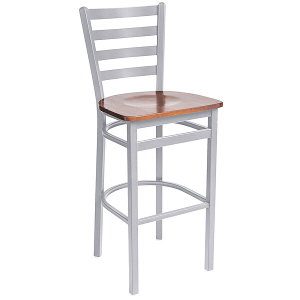 Cheap ???? BFM Seating 2160BASH-SM Lima Silver Mist Steel Bar Height Chair With Autumn Ash Wooden Seat ???? 3 Cheap ???? BFM Seating 2160BASH-SM Lima Silver Mist Steel Bar Height Chair With Autumn Ash Wooden Seat ????