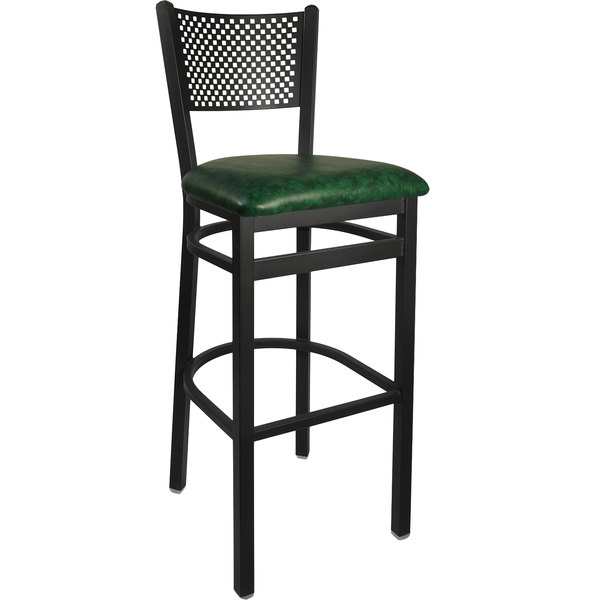 BFM Seating 2161BGNV-SB Polk Sand Black Steel Bar Height Chair with 2" Green Vinyl Seat Cheap ???? BFM Seating 2161BGNV-SB Polk Sand Black Steel Bar Height Chair With 2" Green Vinyl Seat ???? -Lancaster Shop unnamed file 1760