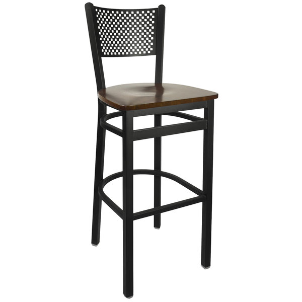 BFM Seating 2161BWAW-SB Polk Sand Black Metal Bar Height Chair with Walnut Seat Cheapest ???? BFM Seating 2161BWAW-SB Polk Sand Black Metal Bar Height Chair With Walnut Seat ???? -Lancaster Shop unnamed file 1764