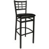 Best Sale ???? BFM Seating 2163BBLV-SB Marietta Sand Black Steel Bar Height Chair With 2" Black Vinyl Seat ???? -Lancaster Shop unnamed file 1766