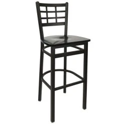 Top 10 🎁 BFM Seating 2163BBLW-SB Marietta Sand Black Metal Bar Height Chair With Black Wood Seat 👍