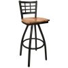 Top 10 ???? BFM Seating 2163SASH-SB Marietta Sand Black Metal Swivel Bar Height Chair With Autumn Ash Wood Seat ???? -Lancaster Shop unnamed file 1776