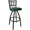Best Sale ???? BFM Seating 2163SGNV-SB Marietta Sand Black Steel Bar Height Chair With 2" Green Vinyl Swivel Seat ???? -Lancaster Shop unnamed file 1781
