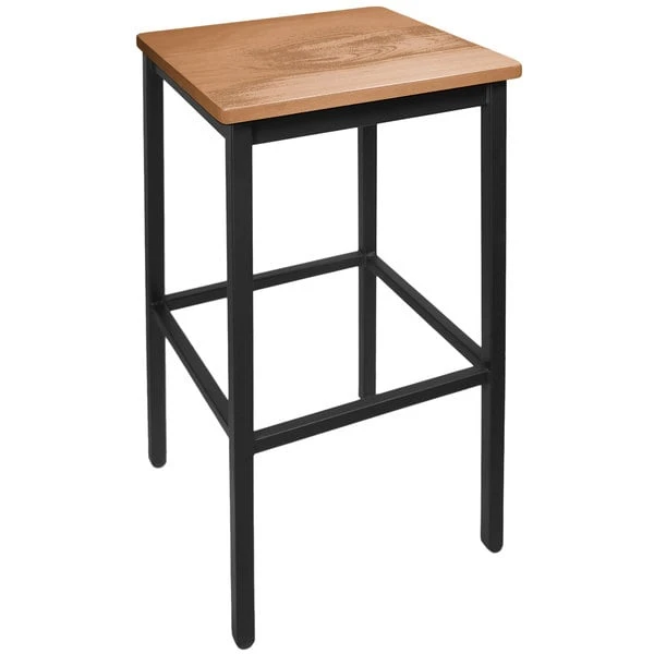 Top 10 🔥 BFM Seating 2510BASH-SB Trent Sand Black Steel Bar Stool With Autumn Ash Wooden Seat 👏