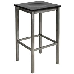 Discount ⌛ BFM Seating 2510BBLW-CL Trent Clear ???? Coated Steel Bar Stool With Black Wooden Seat ????