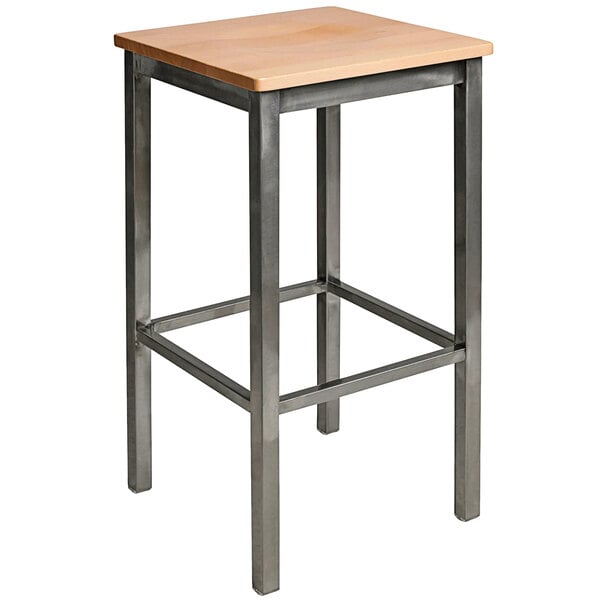 BFM Seating 2510BNTW-CL Trent Clear Coated Steel Bar Stool with Natural Wooden Seat Coupon ???? BFM Seating 2510BNTW-CL Trent Clear ???? Coated Steel Bar Stool With Natural Wooden Seat ???? -Lancaster Shop unnamed file 1800