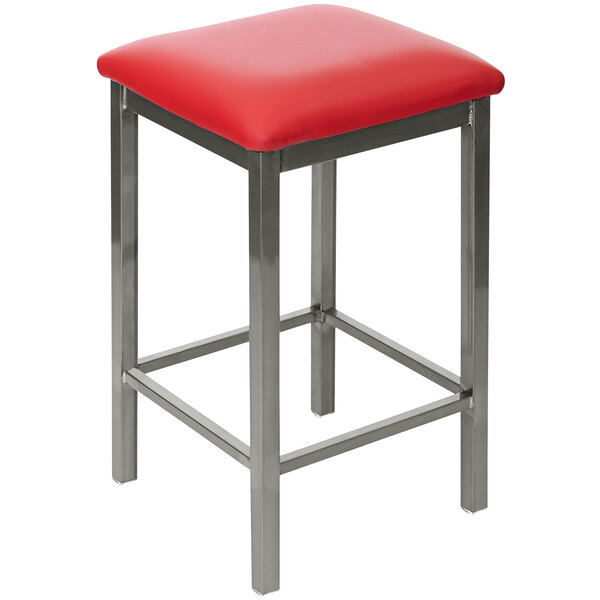 BFM Seating 2510HRDV-CL Trent Clear Coated Steel Bar Height Bar Stool with 2" Red Vinyl Seat Discount ❤️ BFM Seating 2510HRDV-CL Trent Clear ???? Coated Steel Bar Height Bar Stool With 2" Red Vinyl Seat ???? -Lancaster Shop unnamed file 1810