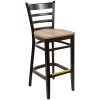 Top 10 ???? BFM Seating Berkeley Black Beechwood Ladder Back Barstool With Relic Knotty Pine Seat ???? -Lancaster Shop unnamed file 1821