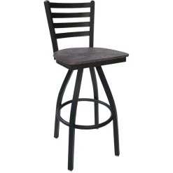 Best reviews of ✨ BFM Seating Lima Sand Black Steel Swivel Barstool With Relic Rustic Copper Seat 🎁