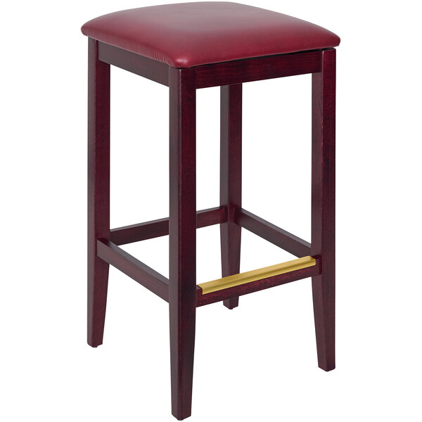 BFM Seating Stockton Dark Mahogany Beechwood Square Backless Barstool with 2" Burgundy Vinyl Seat Cheap ???? BFM Seating Stockton Dark Mahogany Beechwood Square Backless Barstool With 2" Burgundy Vinyl Seat ???? -Lancaster Shop unnamed file 1877