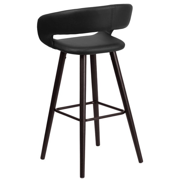 Flash Furniture CH-152560-BK-VY-GG Brynn Series Cappuccino Wood Bar Height Stool with Black Vinyl Seat Best Pirce ???? Flash Furniture CH-152560-BK-VY-GG Brynn Series Cappuccino Wood Bar Height Stool With Black Vinyl Seat ???? -Lancaster Shop unnamed file 1920