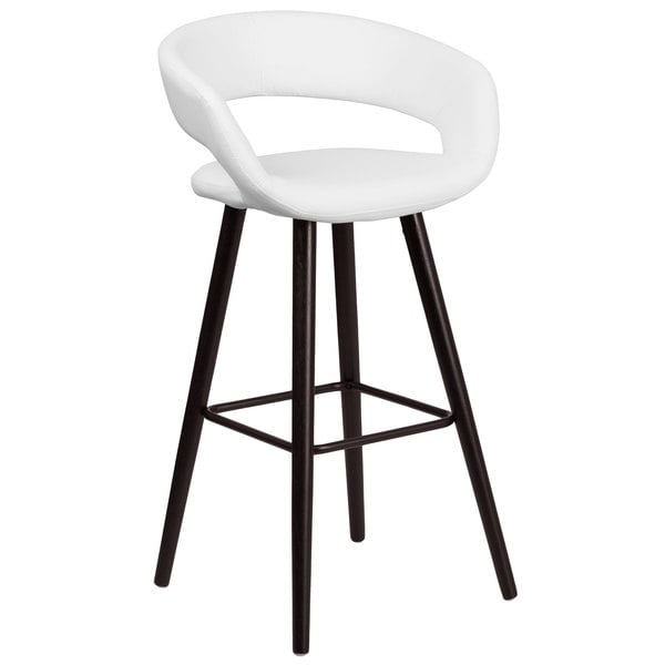 Flash Furniture CH-152560-WH-VY-GG Brynn Series Cappuccino Wood Bar Height Stool with White Vinyl Seat Flash Sale ???? Flash Furniture CH-152560-WH-VY-GG Brynn Series Cappuccino Wood Bar Height Stool With White Vinyl Seat ???? -Lancaster Shop unnamed file 1922